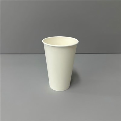 16 oz einn veggur lífbrjótanlegur kaffibollar með lokum Ø90