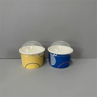 4oz prentunarísskálar með loki